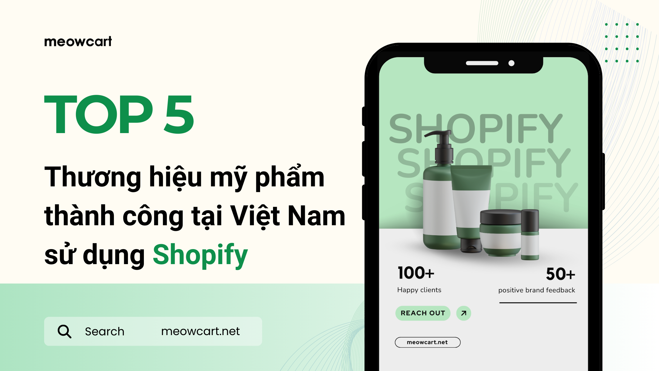 Top 5 Thương hiệu mỹ phẩm thành công tại Việt Nam với Shopify
